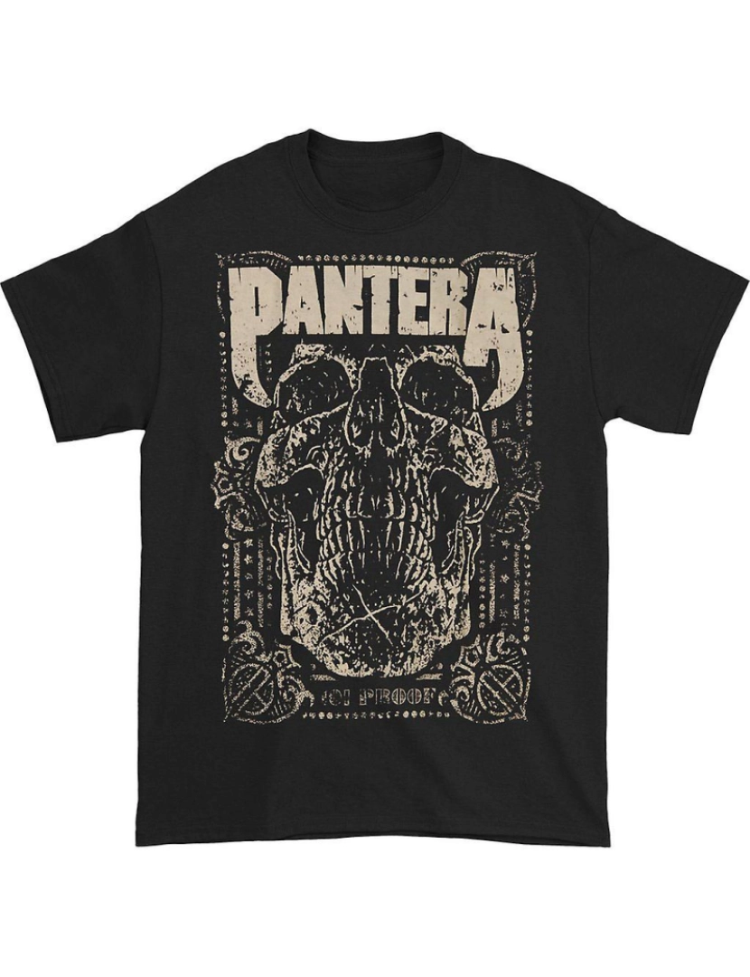 Rockinstone - T-shirt Crânio à prova de Pantera 101