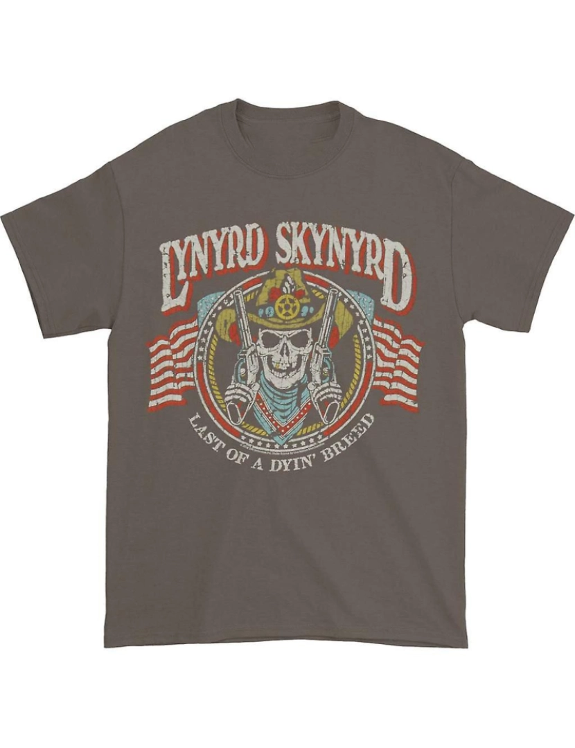 Rockinstone - T-shirt Crânio de arma Lynyrd Skynyrd