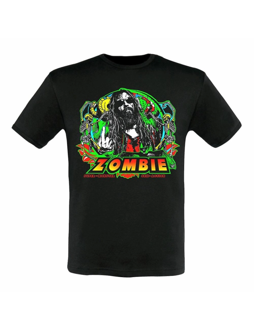 Rockinstone - T-shirt Rob Zombie Ação Sexual Data de 2017