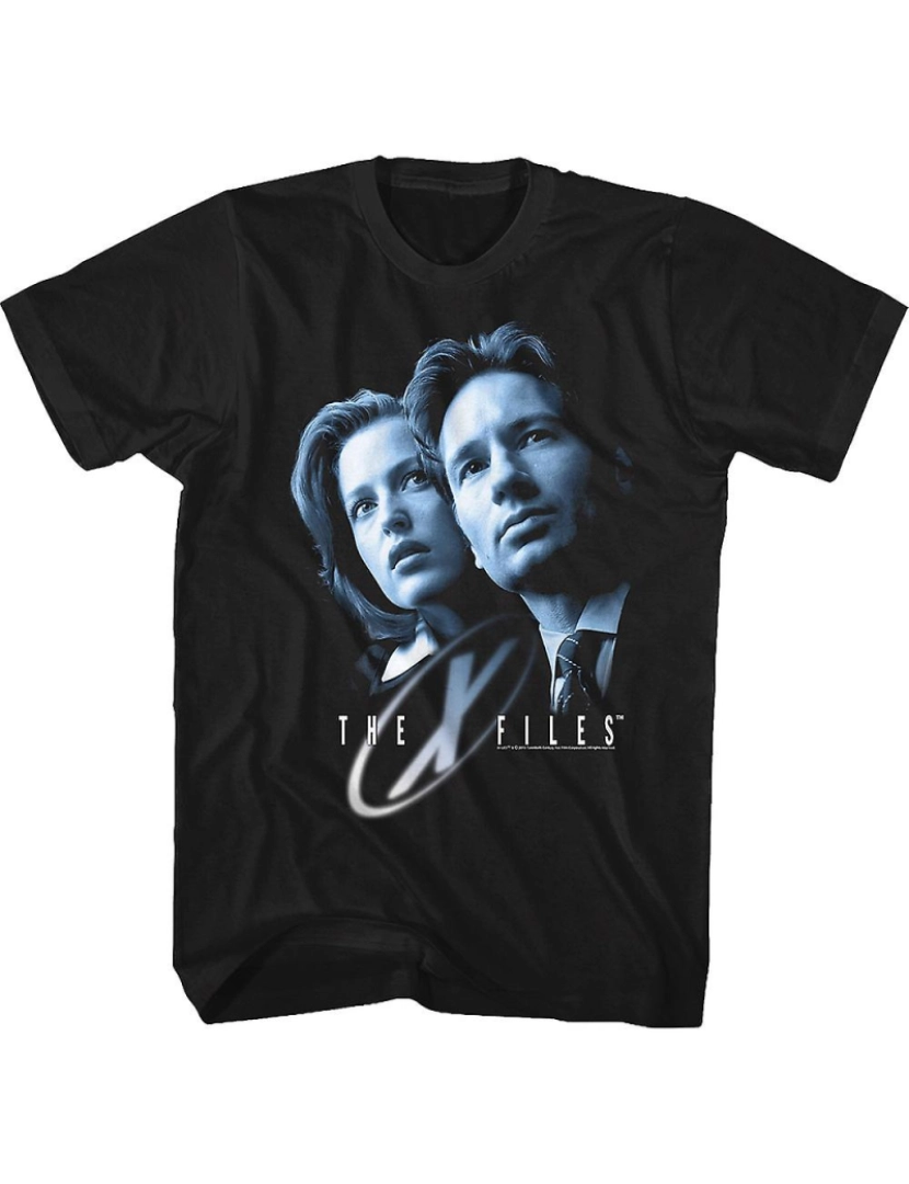 Rockinstone - T-shirt Agentes Scully e Mulder Arquivo X