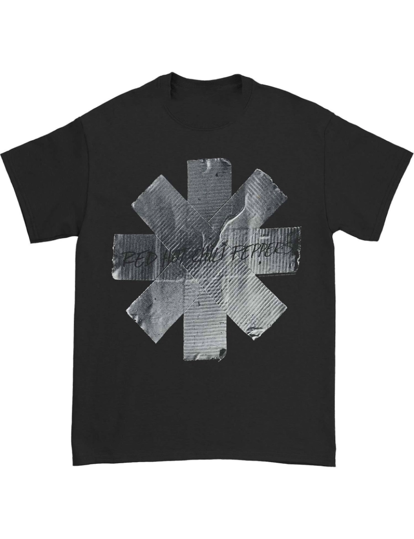 Rockinstone - T-shirt Asterisco de fita adesiva do Red Hot Chili Peppers