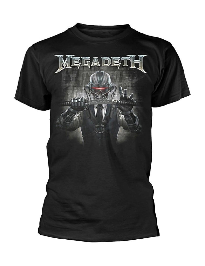 Rockinstone - T-shirt Megadeth enferruja em paz