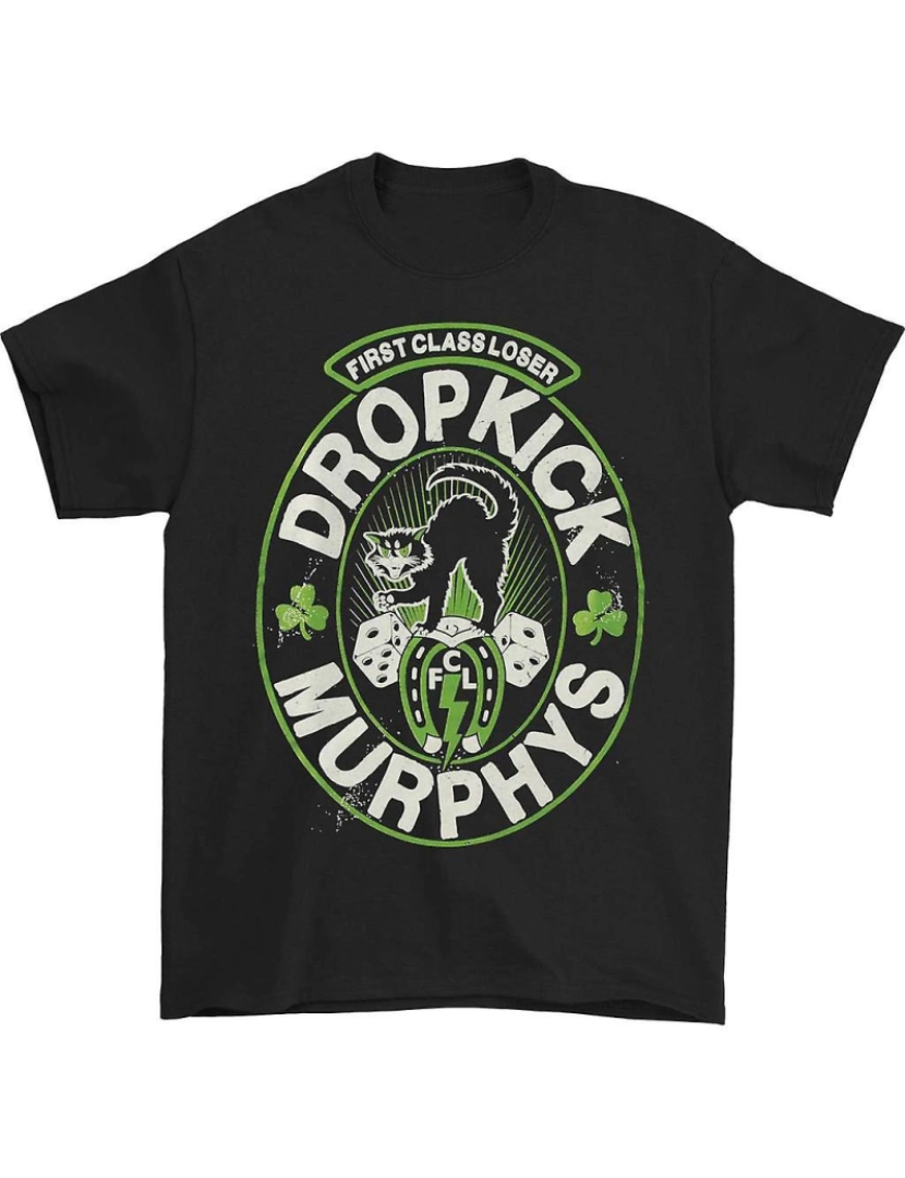 imagem de T-shirt Perdedor de primeira classe de Dropkick Murphys1