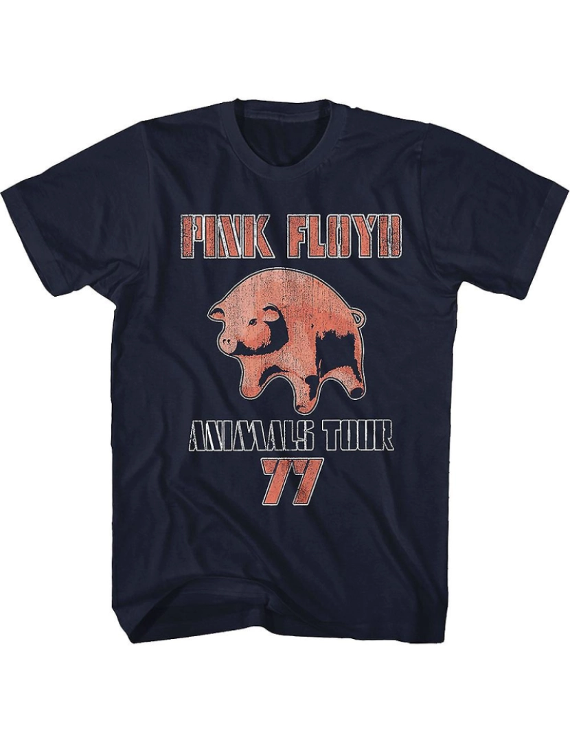 Rockinstone - T-shirt Tour de animais Pink Floyd