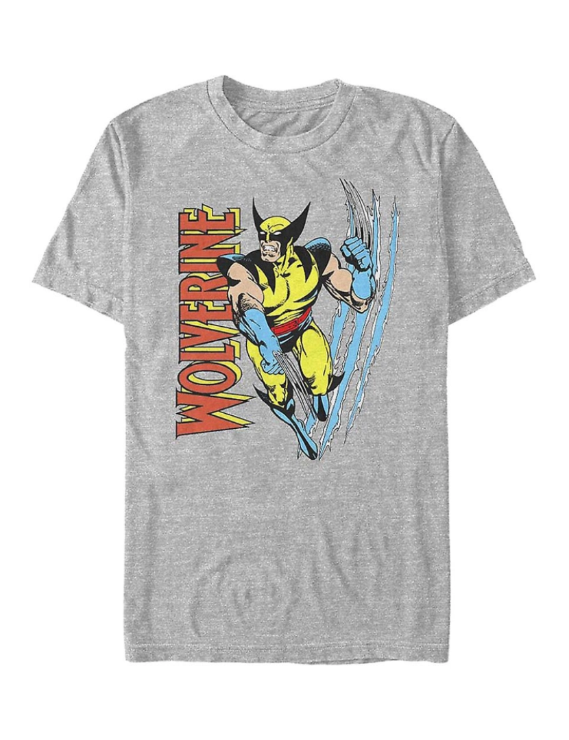 Rockinstone - T-shirt Wolverine rasgado Marvel Comics