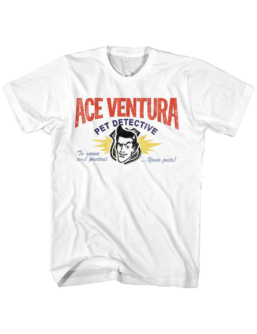 Rockinstone - T-shirt Cartão de Visita Ace Ventura