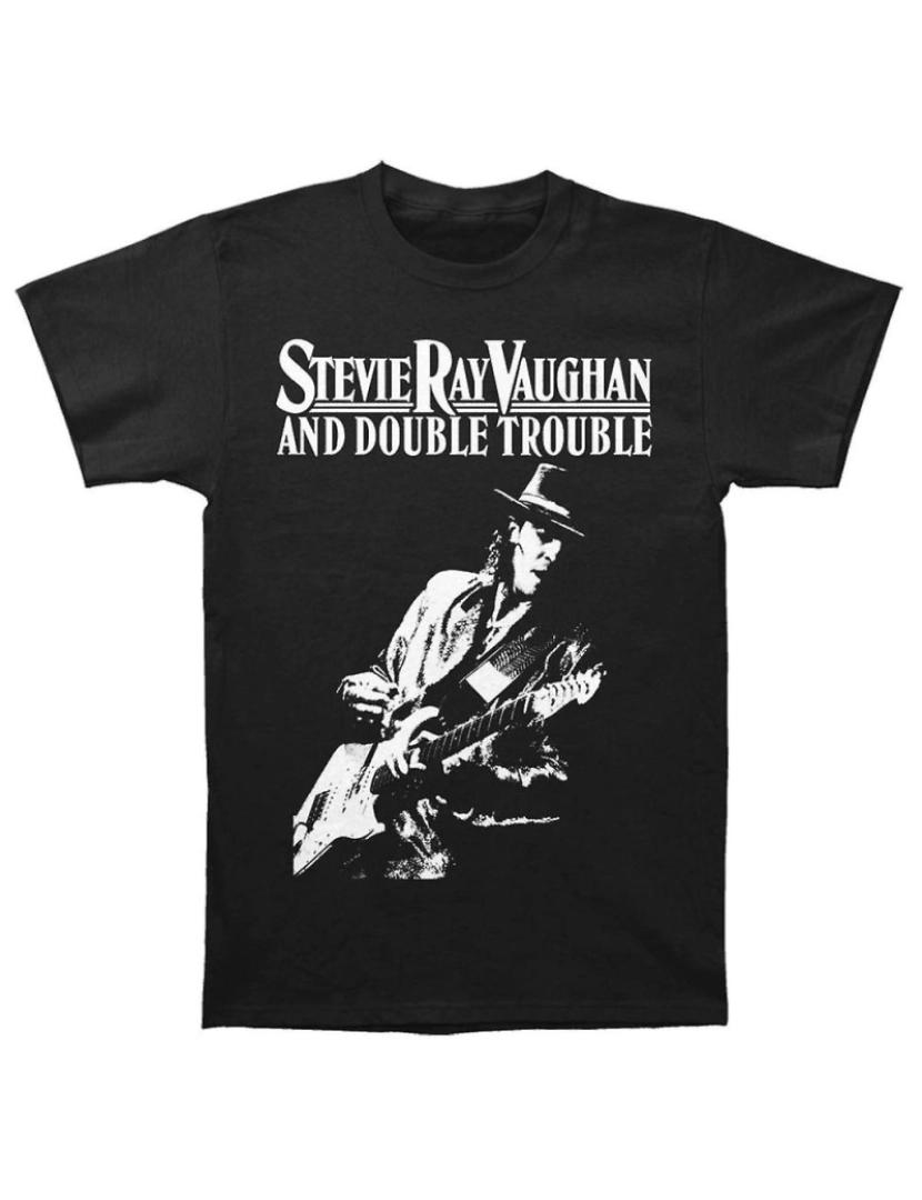 Rockinstone - T-shirt Stevie Ray Vaughan ao vivo vivo