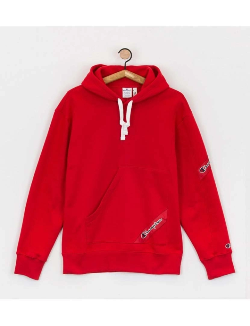 Champion - Sweatshirt Homem Vermelho