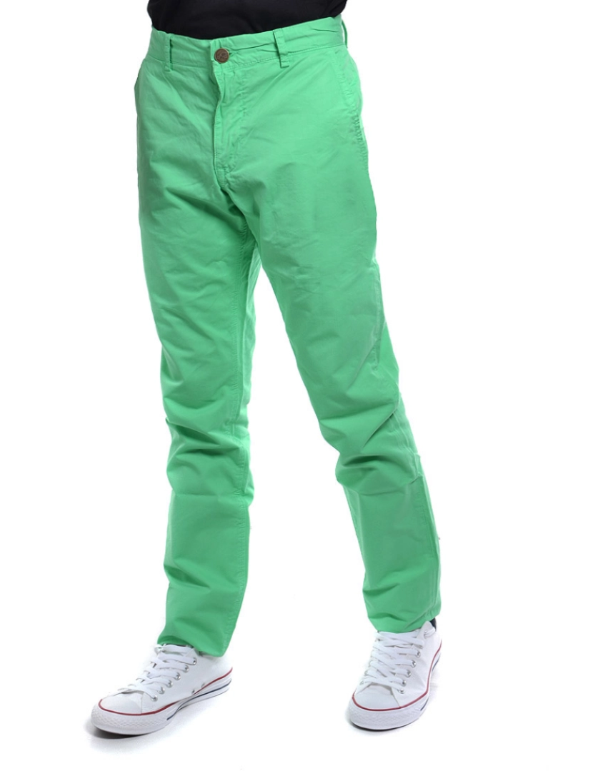 Cheyenne - Calças Cheyenne Chino Moda Verde Absinto