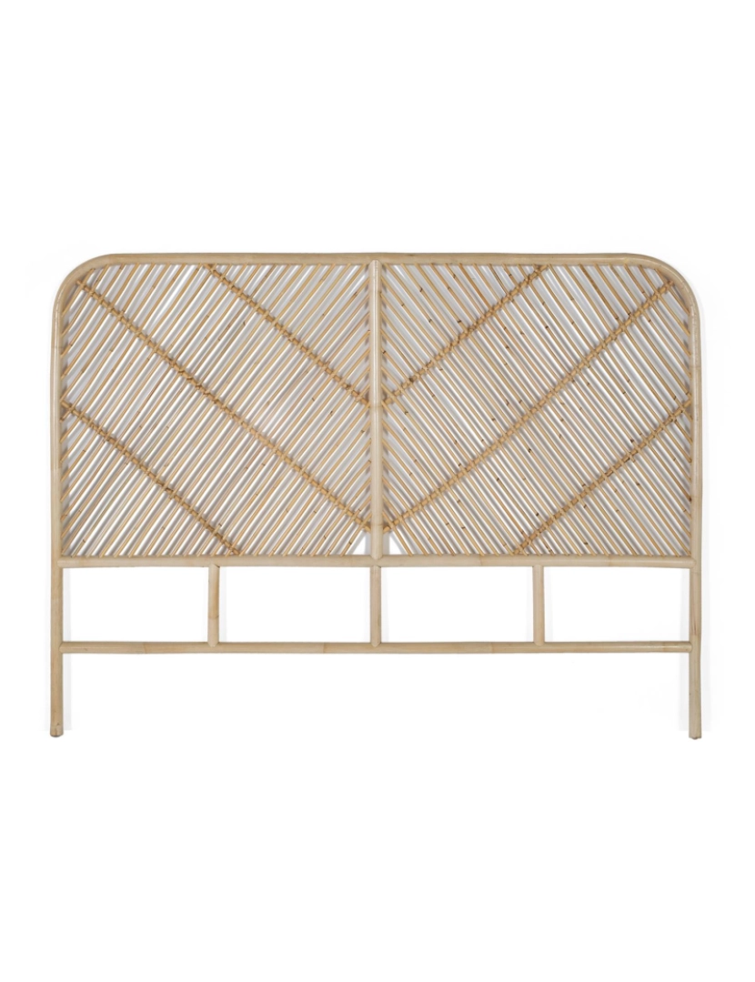 Giner Y Colomer - Cabeceira De Rattan 150 Cm Estilo Orgânico 120X150X3,5