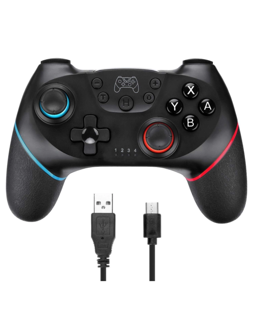 Inf - Controlador de jogo sem fio Nintendo Switch Pro Bluetooth dupla vibração Turbo Power