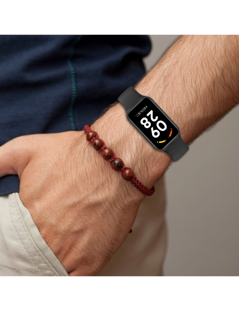 imagem de Pulseira para Xiaomi Smart Band 8 Active, Redmi Band 2 Black4