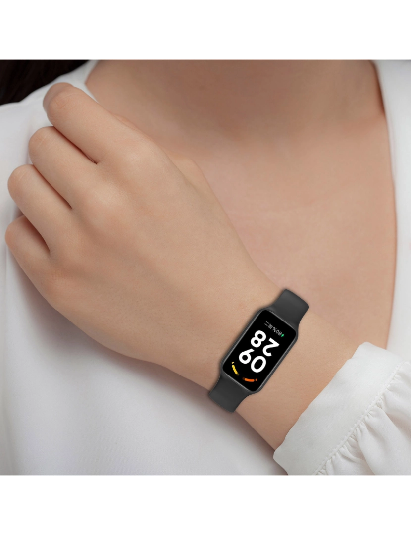 imagem de Pulseira para Xiaomi Smart Band 8 Active, Redmi Band 2 Black5