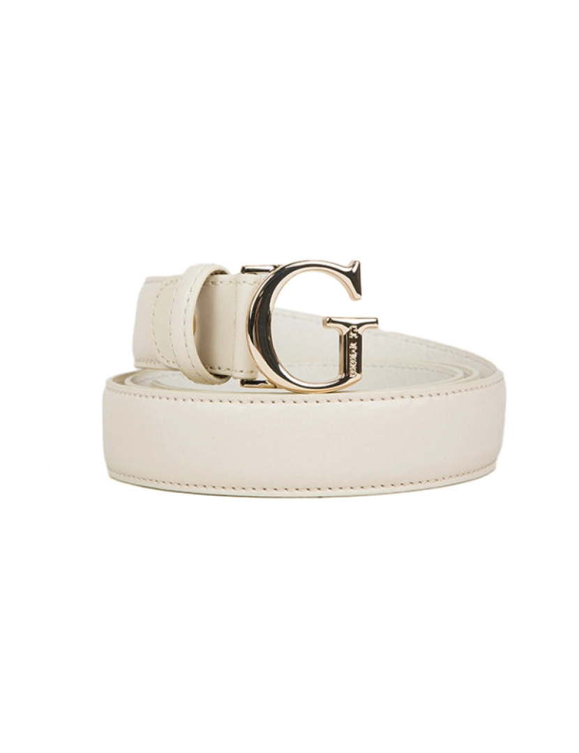 Guess - Cinto Branco Sujo de Mulher