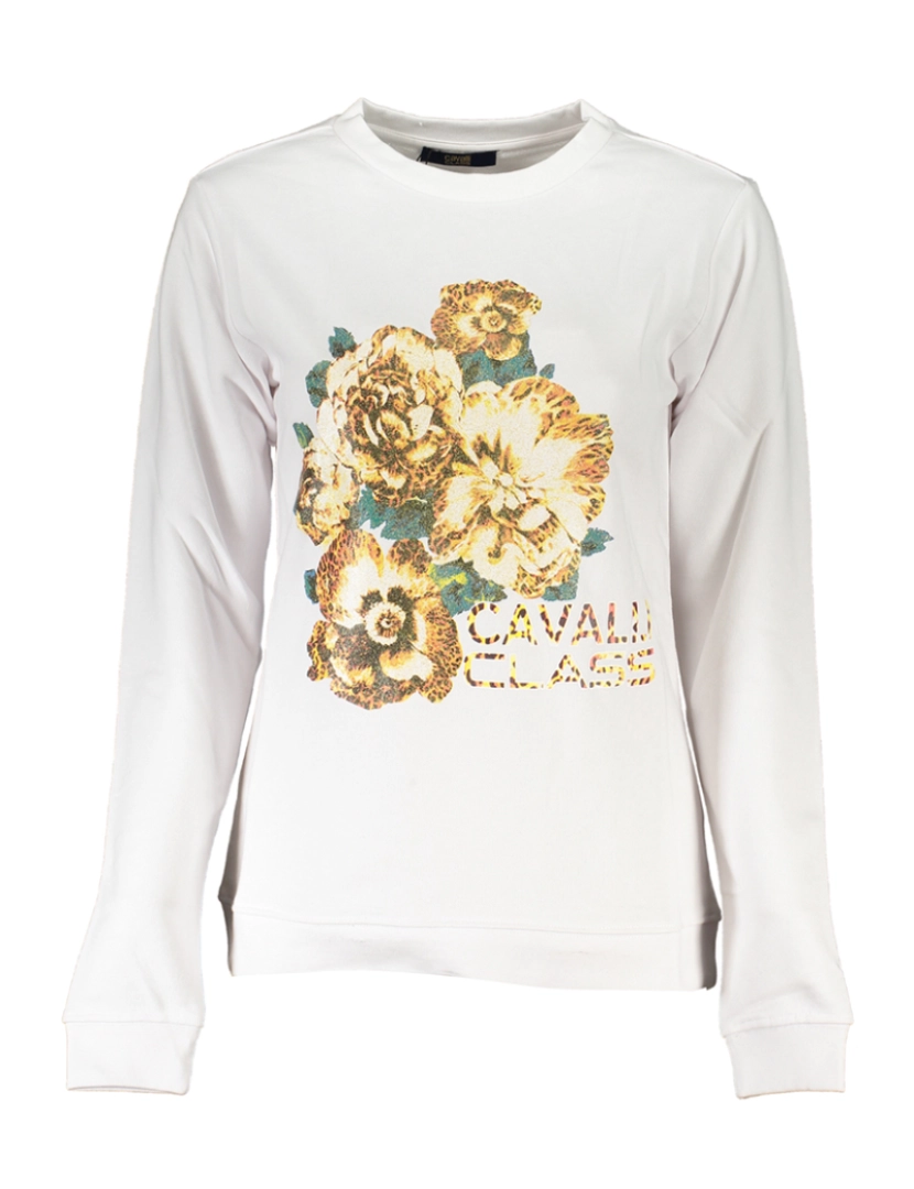 Cavalli Class - Sweatshirt de Senhora Branco