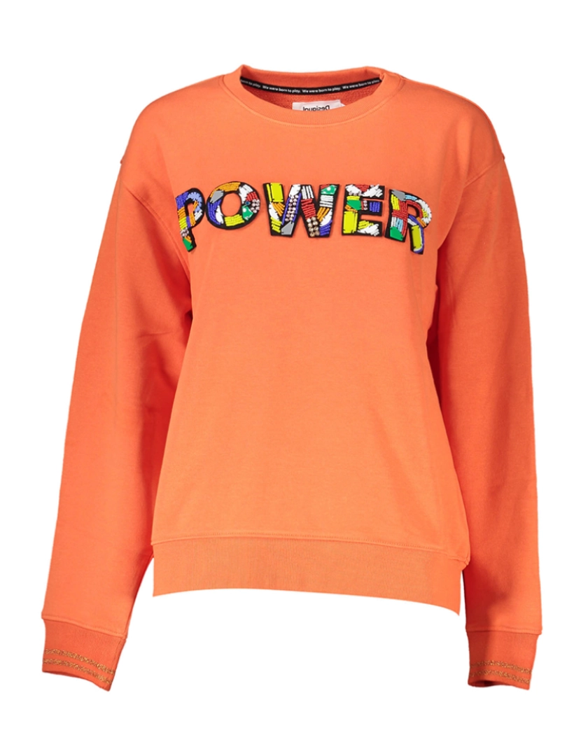 Desigual - Sweatshirt de Senhora Laranja