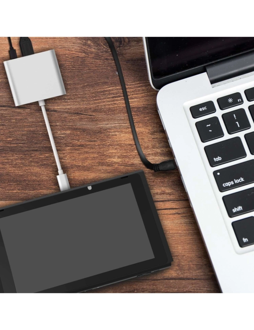 imagem de Adaptador multiporta USB-C para USB, USB-C (USB PD), 4K HDMI compatível10