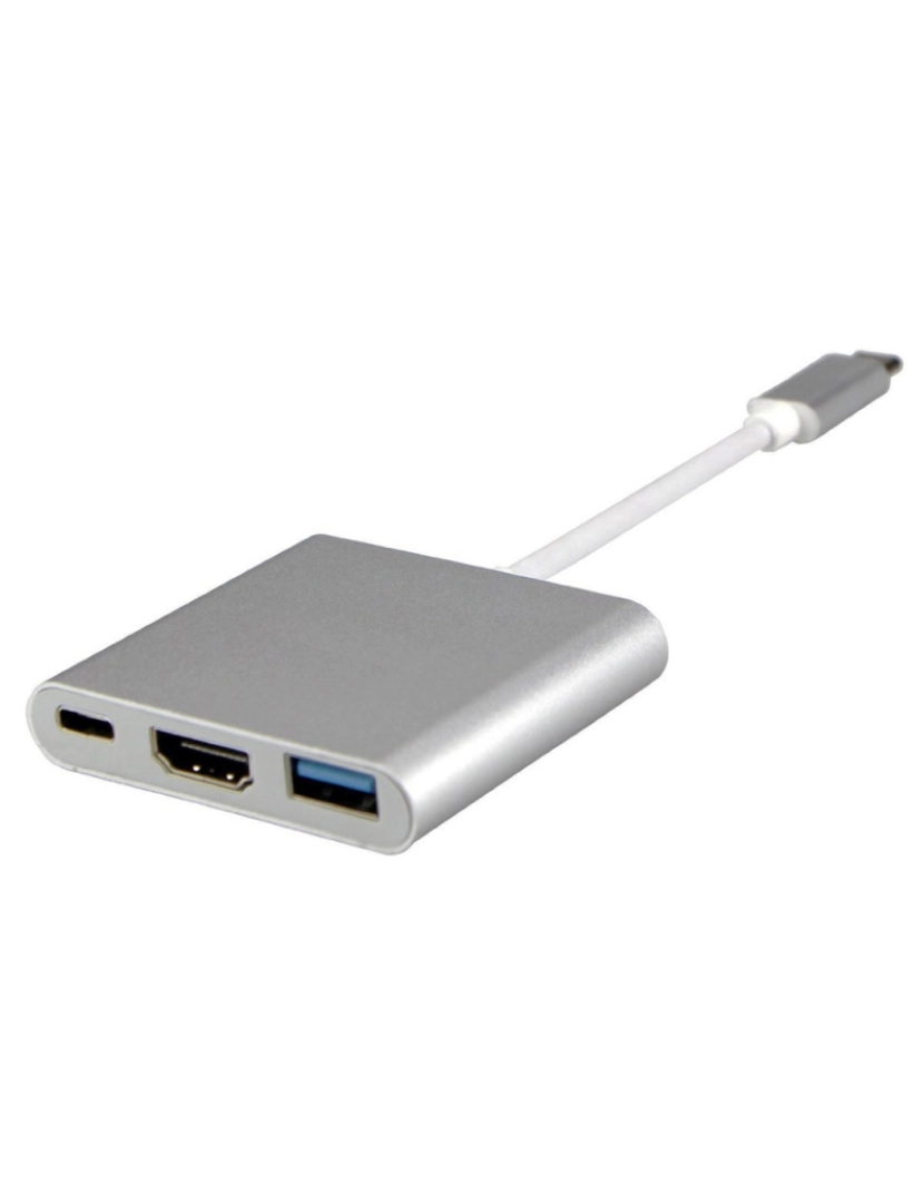 imagem de Adaptador multiporta USB-C para USB, USB-C (USB PD), 4K HDMI compatível3