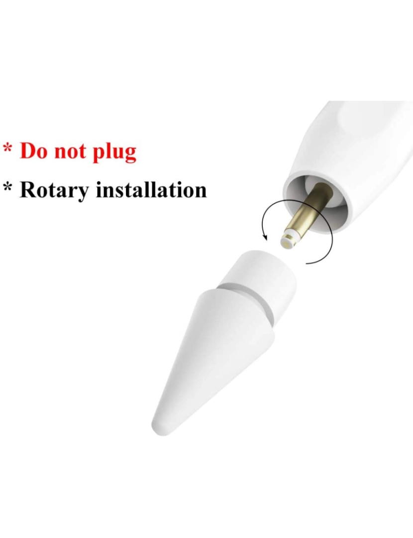 imagem de Cabeça de reposição para Apple Pencil 1 e 2 Branco5