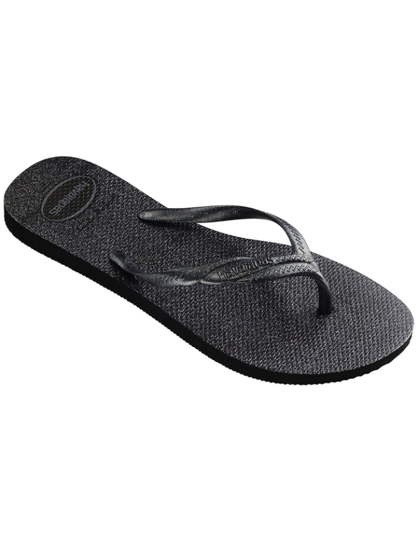 Havaianas - Chinelos de Senhora Preto e Cinza