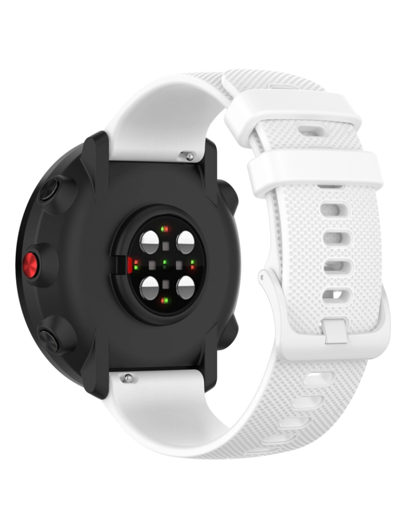 imagem de Pulseira compatível com Polar Ignite/Unite Silicone White3