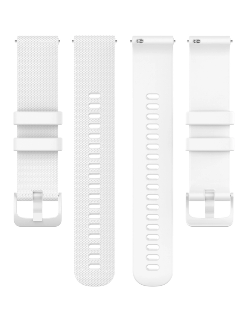 imagem de Pulseira compatível com Polar Ignite/Unite Silicone White5