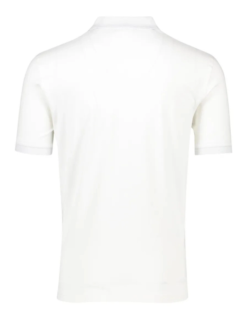 imagem de Gant Regular Fit Contrast Pique Rugger Polo Branco3