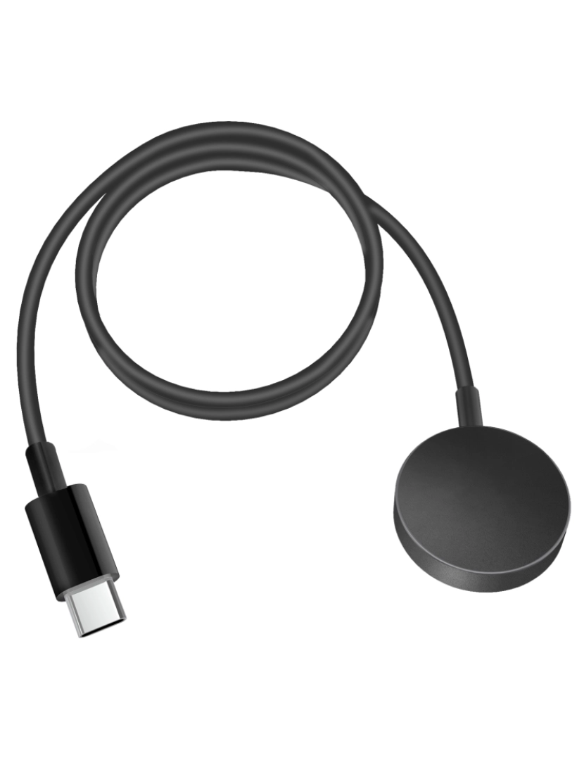 Inf - Carregador USB-C para Samsung Galaxy Watch 3/4/5/6/7, Ativo 1/2 Black