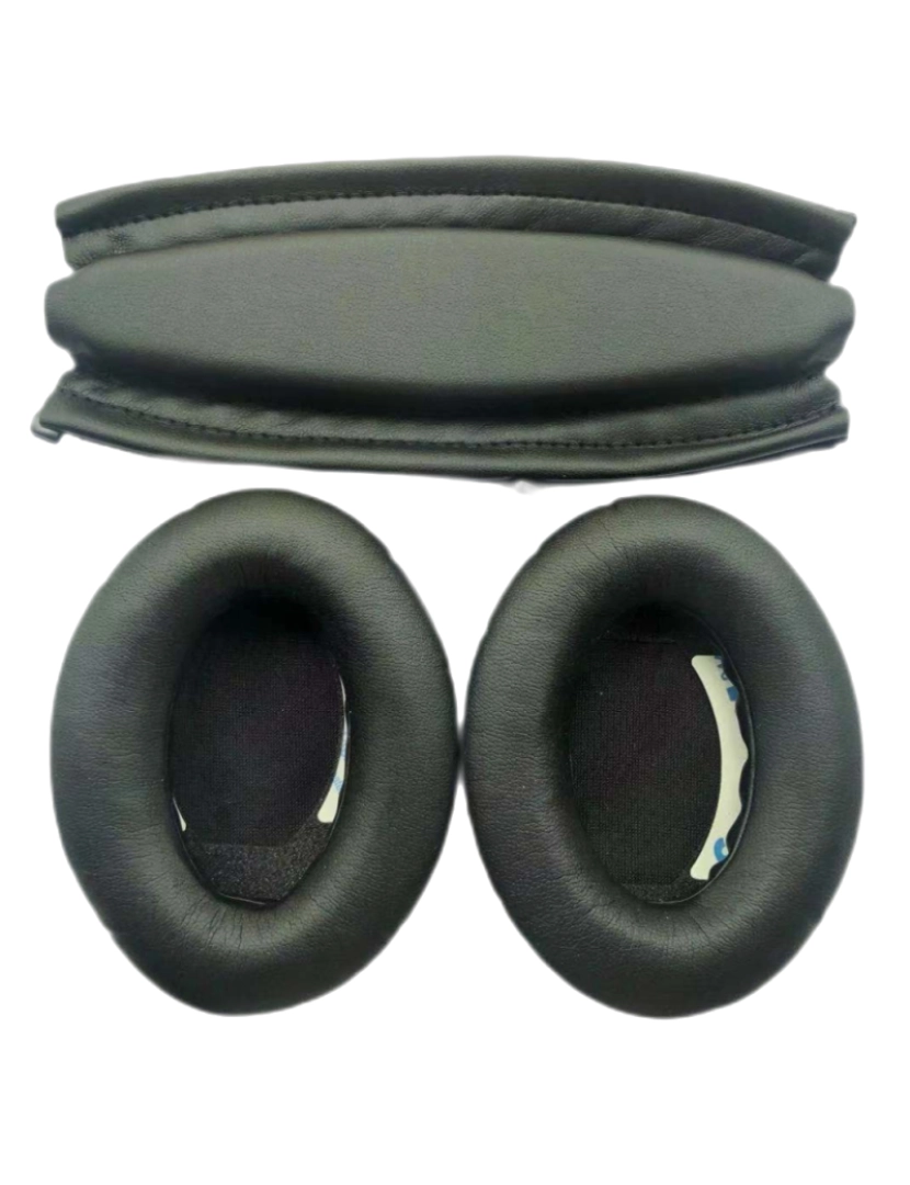 Inf - Almofadas de ouvido e travesseiro para faixa de cabeça para Bose QC15 QC2 Black