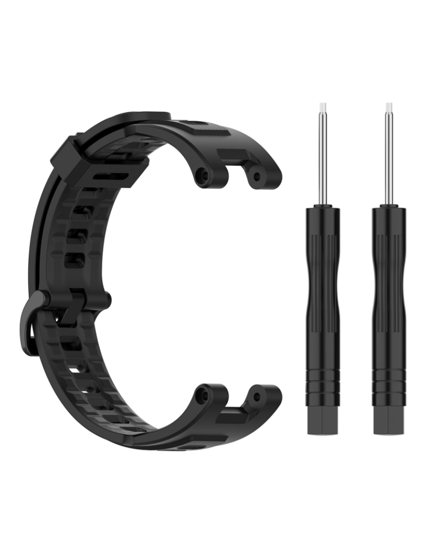 Inf - Pulseira Huami Amazfit T-Rex /T-Rex Pro Silicone Preto