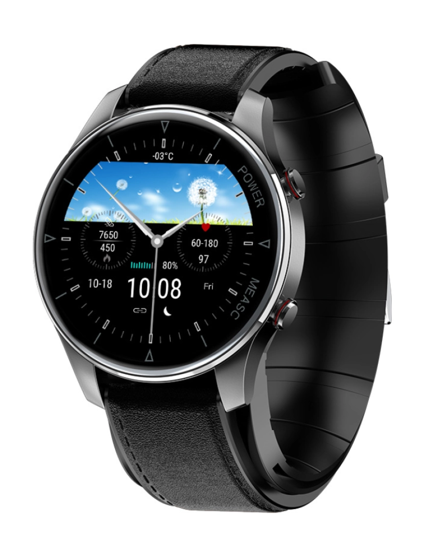 Inf - Smartwatch com monitor de oxigênio no sangue e pressão arterial Black