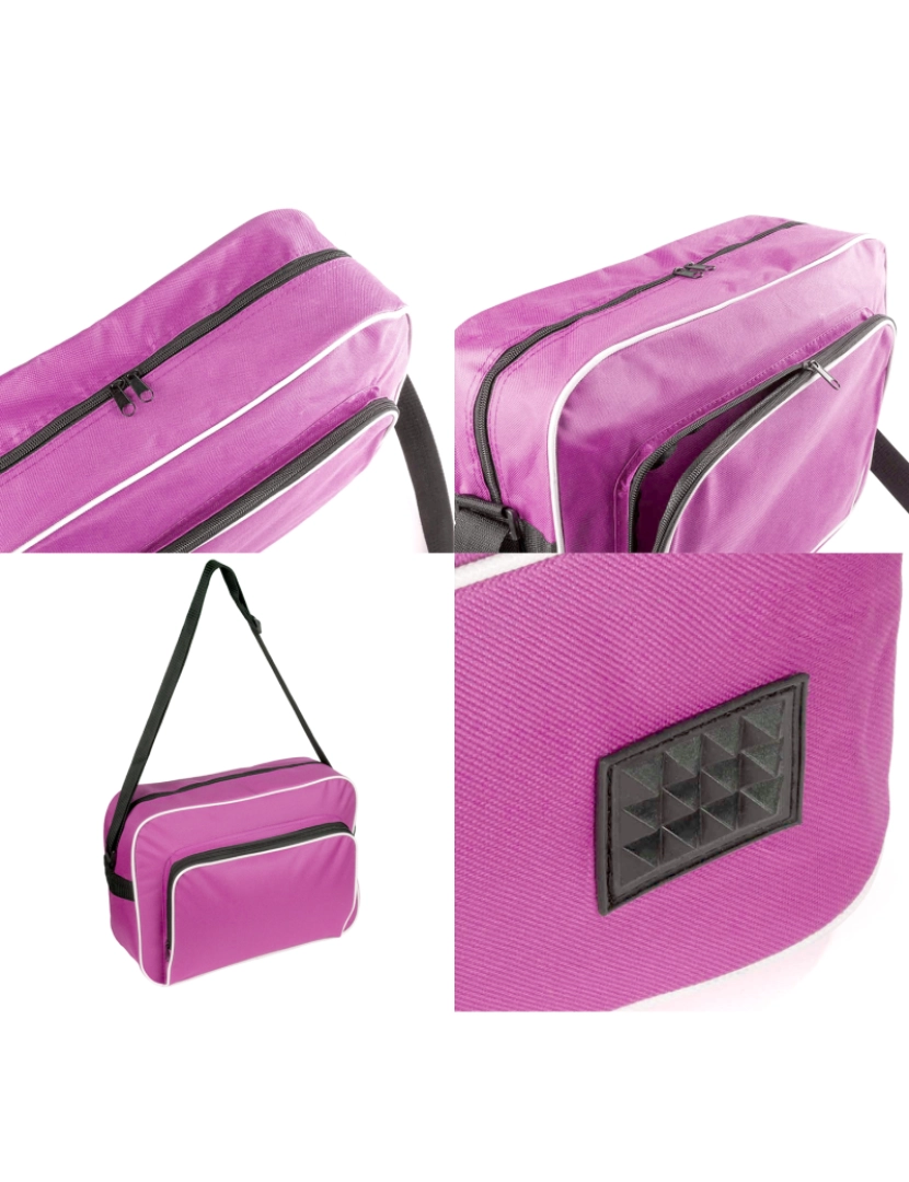 imagem de DAM Bolsa de ombro  Curcox. 40x29x13cm. Cor rosa2