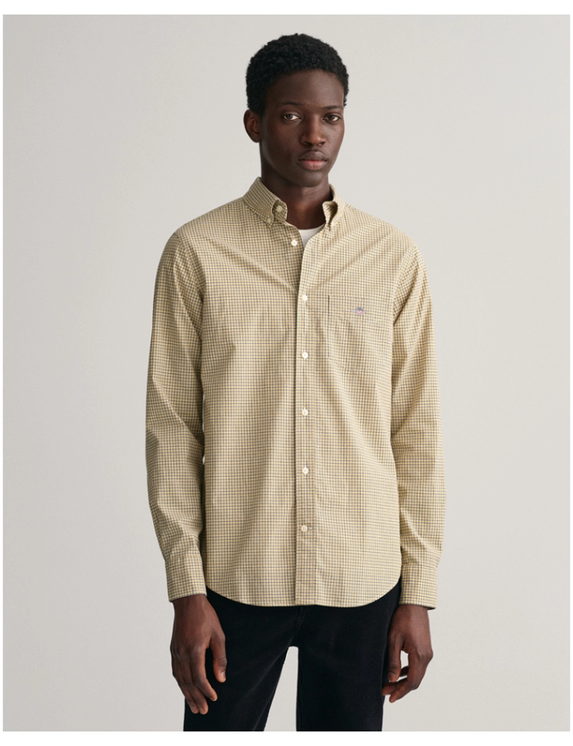 Gant - Camisa de Homem Amarelo