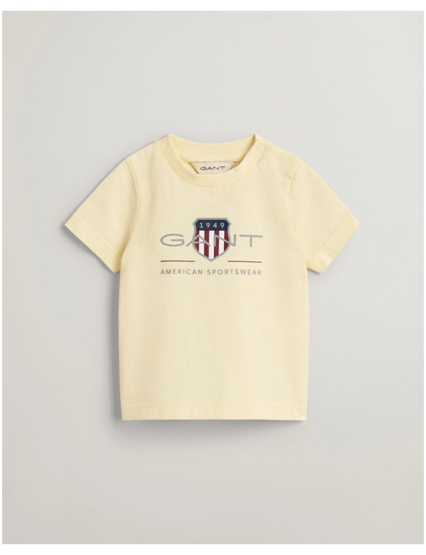 Gant - T-Shirt de Bebé Amarelo