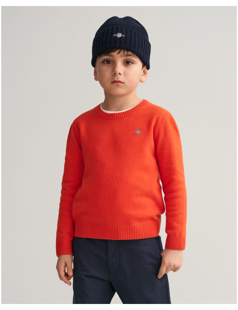 Gant - Pullover de Criança Unissexo Vermelho