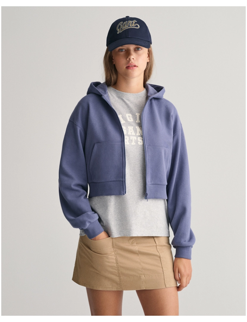 Gant - Hoodie de Rapariga Azul