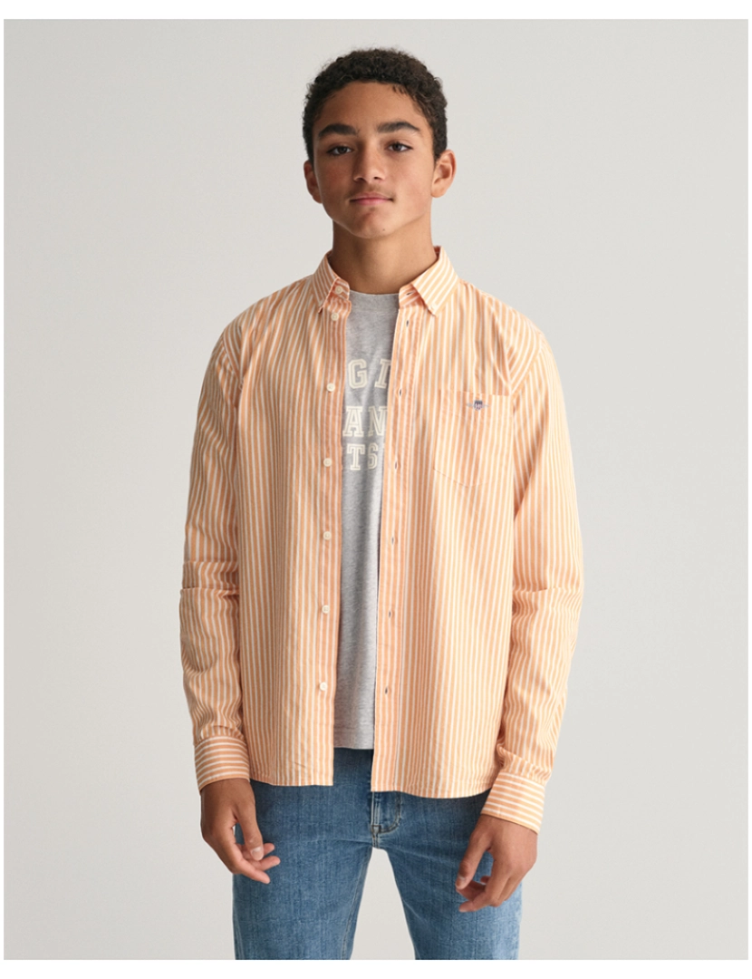 Gant - Camisa de Adolescente Coral