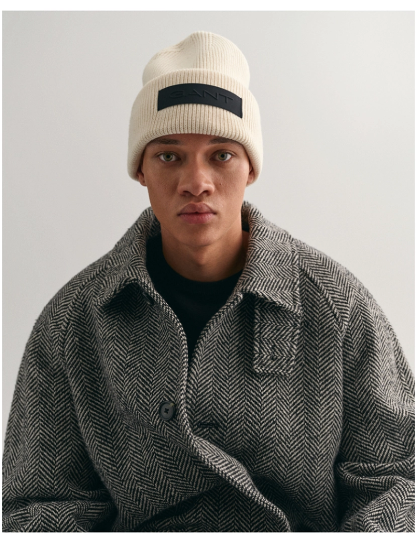 Gant - Gorro de Homem creme