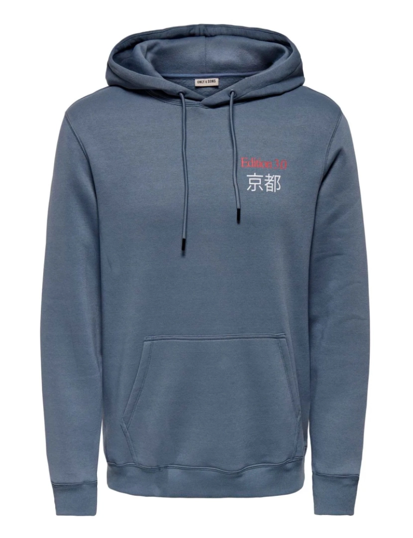 Only & Sons - Only & Sons Keane Hoodie  Azul