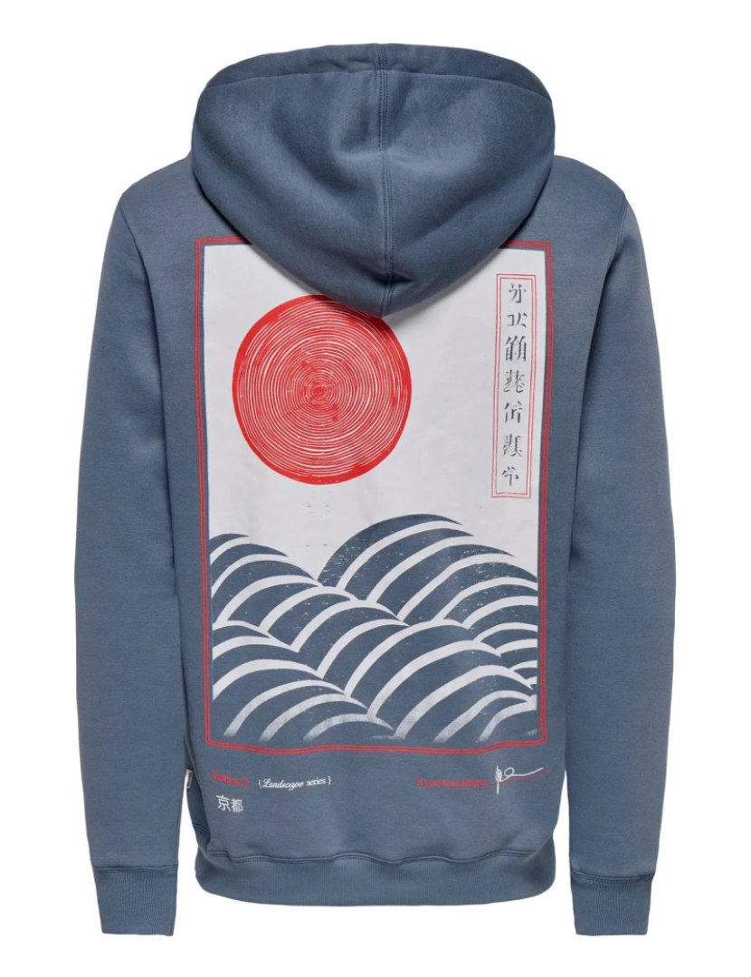 imagem de Only & Sons Keane Hoodie  Azul3