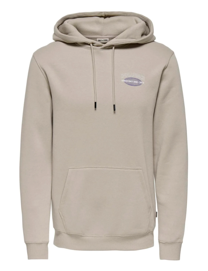 Only & Sons - Only & Sons Keane Hoodie  Bege