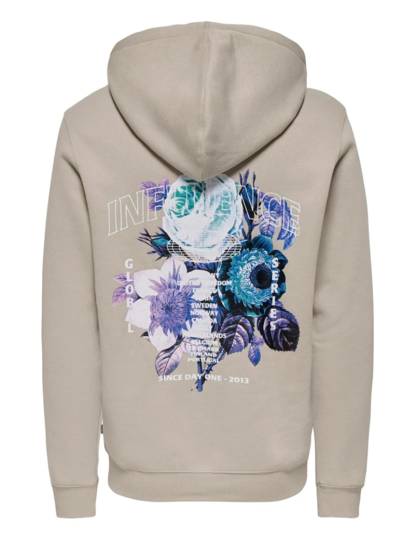 imagem de Only & Sons Keane Hoodie  Bege3