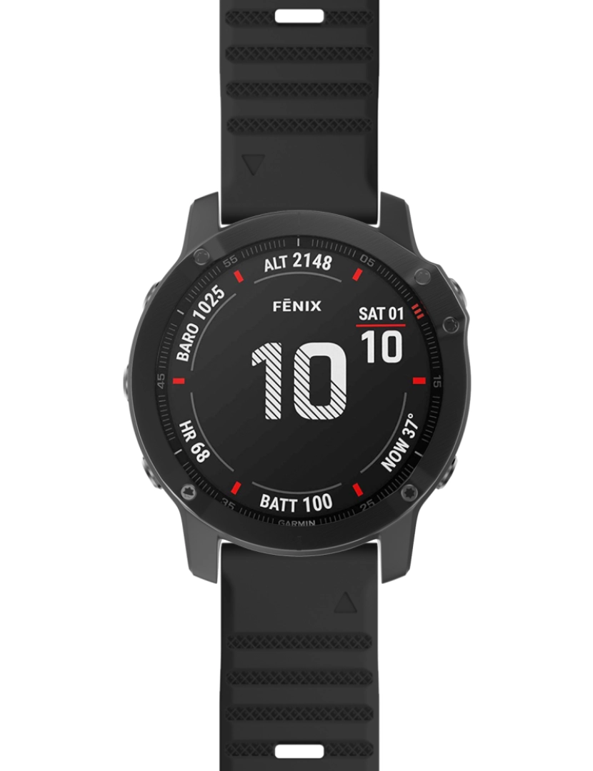 imagem de Pulseira Garmin Fenix / Forerunner / Approach / Quatix Preto6