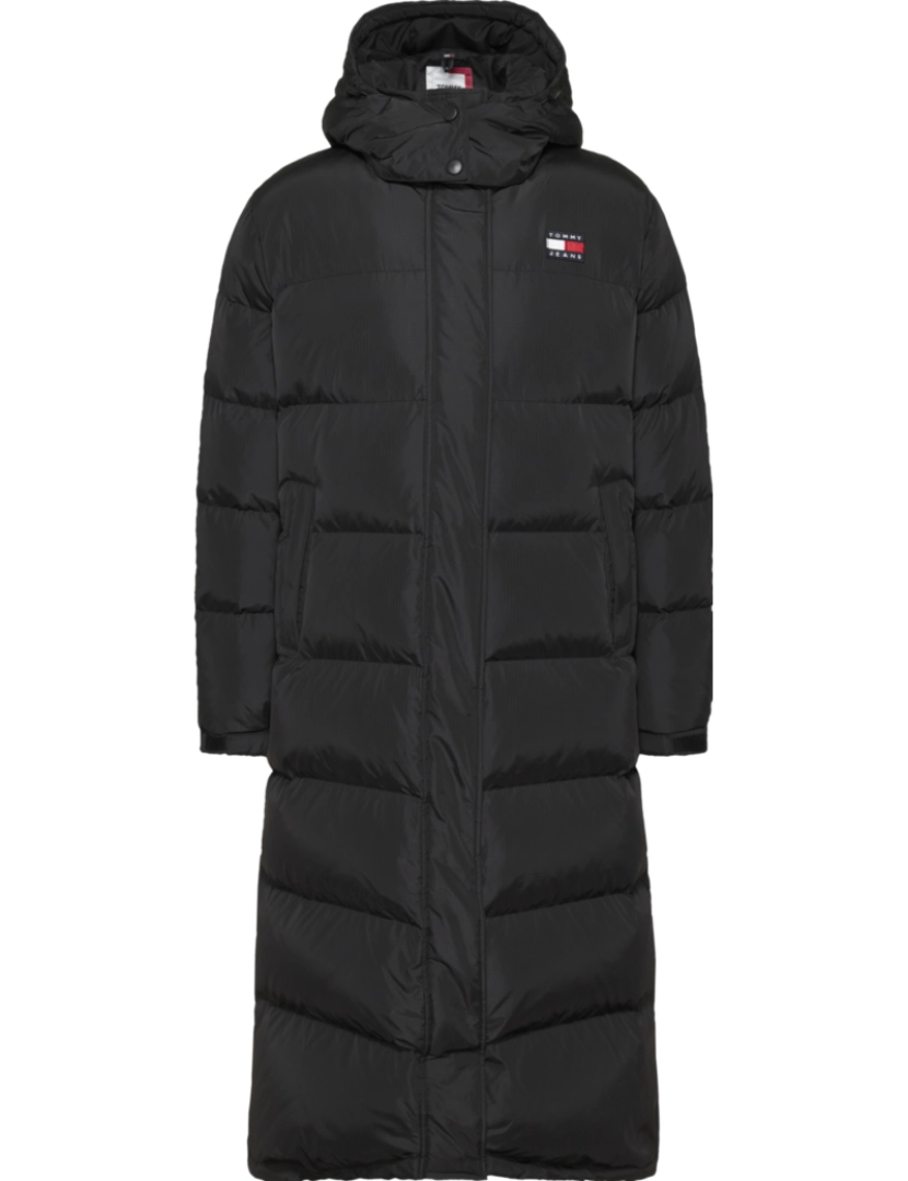 Tommy Jeans - Tommy Jeans Alaska Long Puffer Jacket Negro