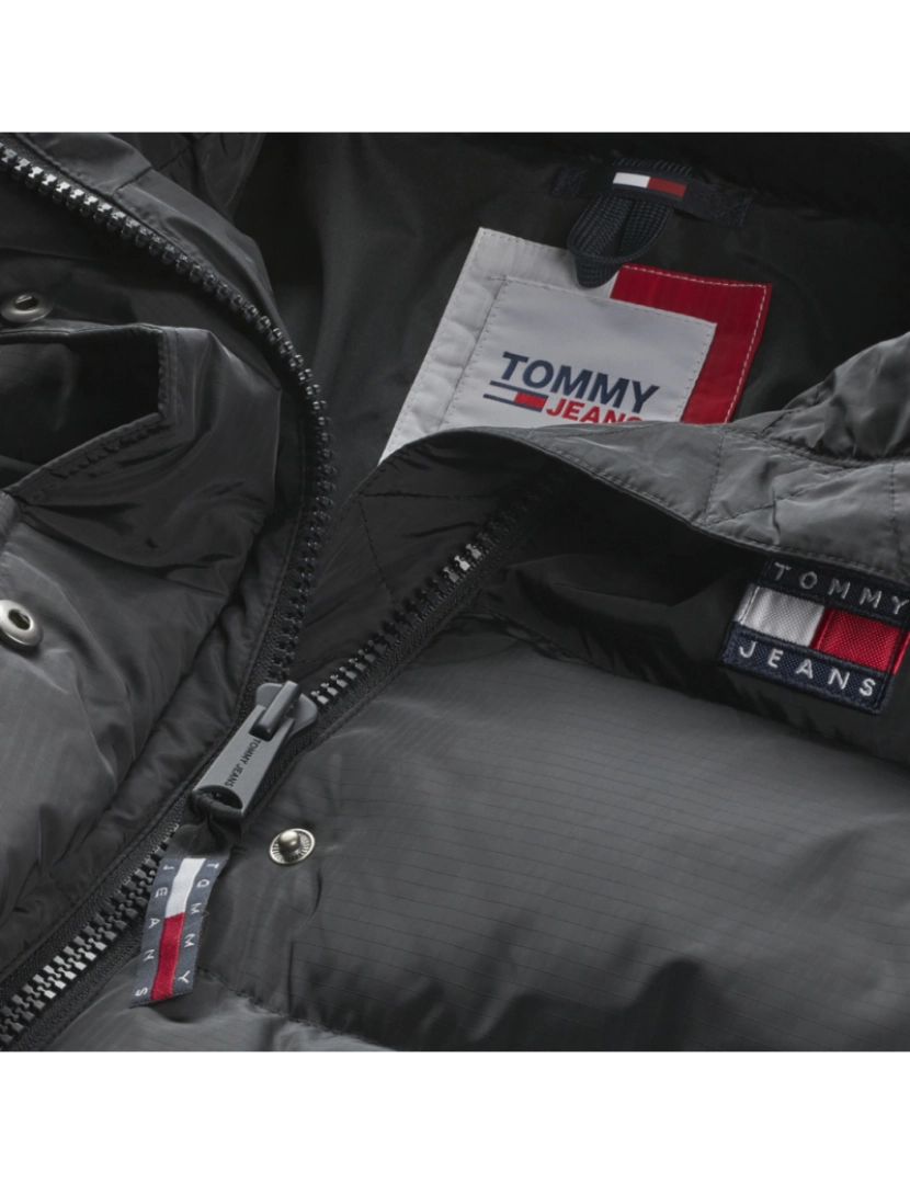 imagem de Tommy Jeans Alaska Long Puffer Jacket Negro5