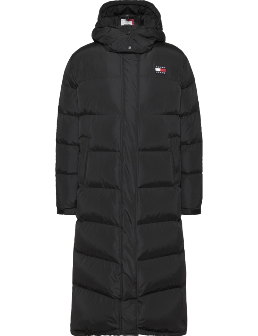 Tommy Jeans - Tommy Jeans Alaska Long Puffer Jacket Negro