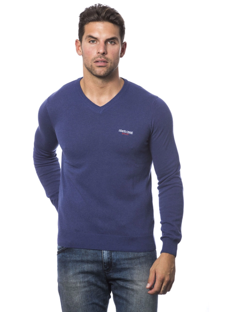 Roberto Cavalli - Sweatshirt de Homem Azul