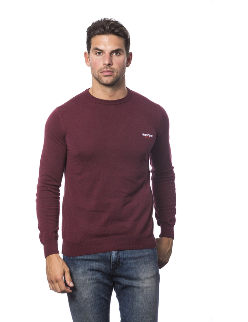 Roberto Cavalli - Sweatshirt de Homem Bordô