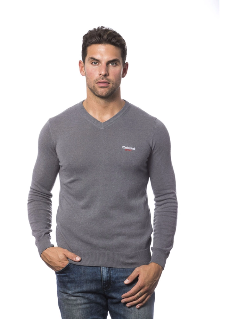 Roberto Cavalli - Sweatshirt de Homem Cinza