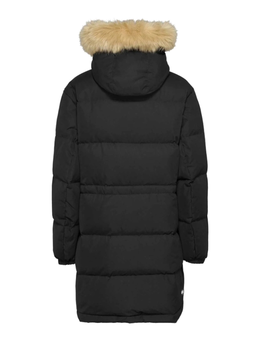 imagem de Tommy Jeans Midi Alaska Faux Fur Jacket Negro3